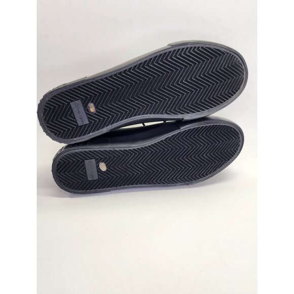 Calvin Klein Reon Lace-Up Sneaker Size 11.5 M Black PU Casual Shoe - Picture 11 of 13